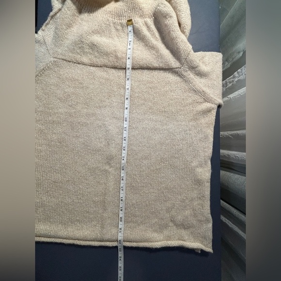 Beige Sweater Size Small S Cowl Neck Wool Blend Promesa New With Tags SKU 5 - Picture 8 of 9